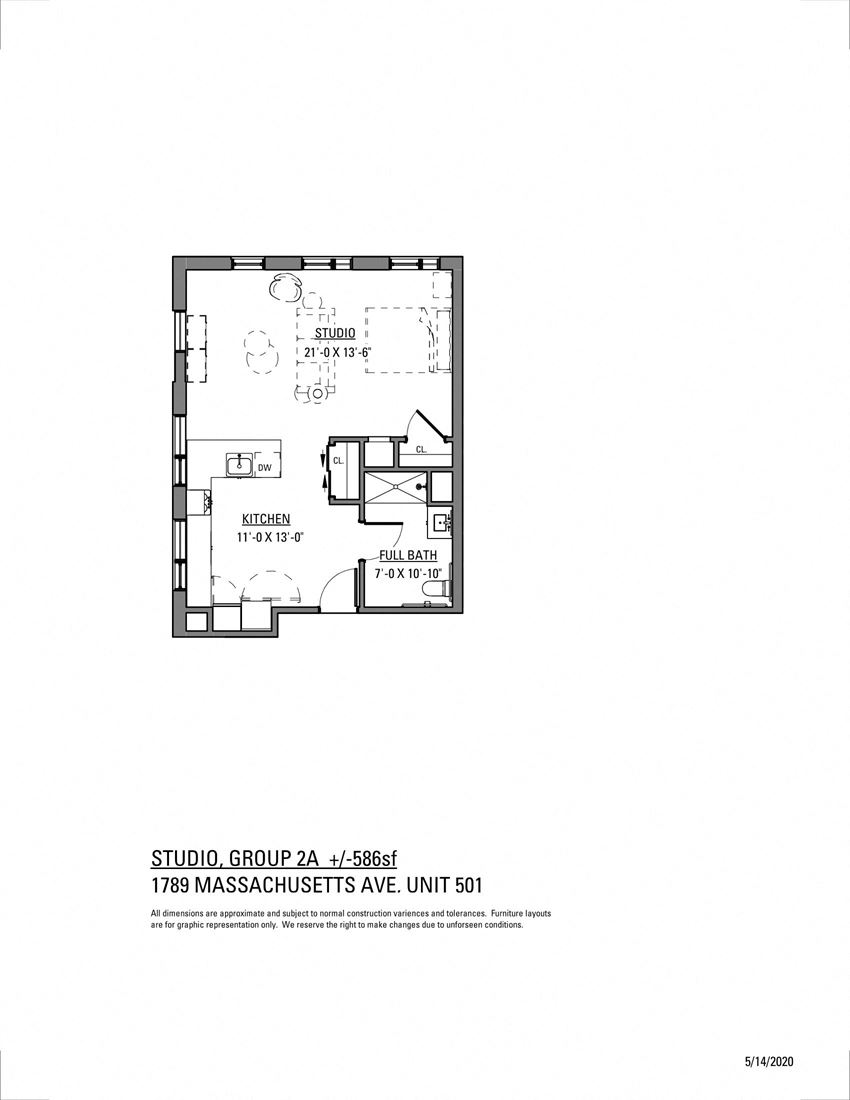 1789 MASSACHUSETTS, UNIT 501